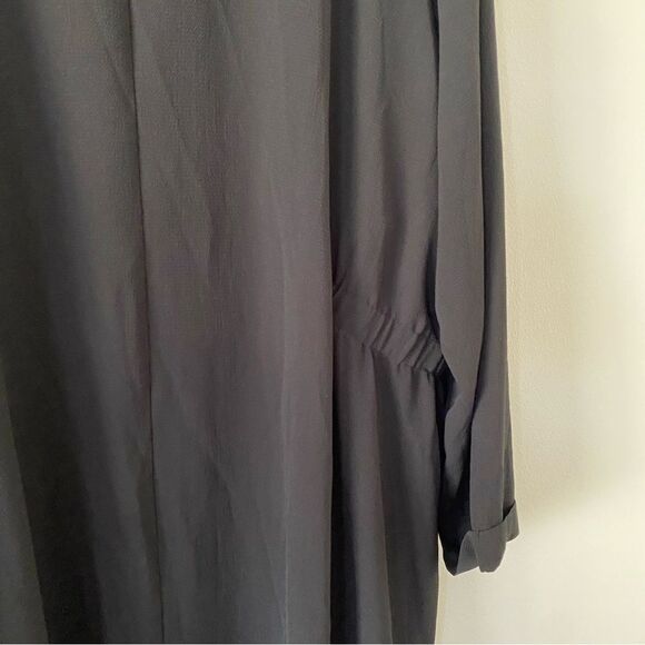 NY Collection Lightweight Poly Spandex Cardigan Style Jacket Black Size 3x - Picture 5 of 8